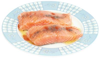 filet z �ososia zamarynowany w miodzie i papryczce chili