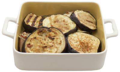 ugrillowany bak�a�an, naczynie �aroodporne